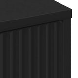 Sideboard with Drawer Black 89.5 x 33 x 82 cm Engineered Wood 883455