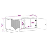 TV Cabinet Sonoma Oak Engineered Wood 897337