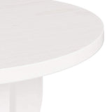 Coffee Table White 39.5 x 39.5 x 53.5 cm Solid pine wood 873557