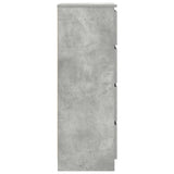 Sideboard Concrete Grey 60x35x98.5 cm Engineered Wood 800535