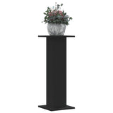 Plant Stands 2 pcs Black 30x30x80 cm Engineered Wood 3307865