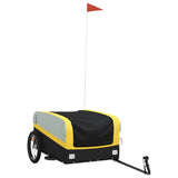 Bike Trailer Black and Yellow 45 kg Iron 94043