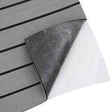 Boat Mat Striped Light Grey with Black 240 x 60 x 0.5 cm EVA 42008467