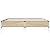 Bed Frame without Mattress Sonoma Oak 200x200 cm 3279778