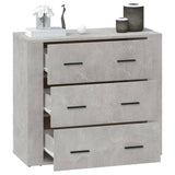 Sideboard Concrete Grey 80x33x70 cm Engineered Wood 816580