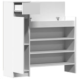Shoe Cabinet White 100.5x28x100 cm Engineered Wood 840422