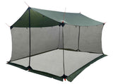Camping Tarp with Mesh Walls Army Green 270 x 210 x 210 cm 42028570