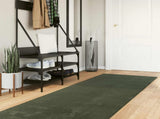 Medium Pile Soft and Washable Rug HUARTE Forest green Polyester 42022508