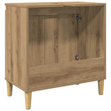 Sink Cabinet Artisan Oak 58x33x60 cm Engineered Wood 857115