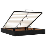 Ottoman Bed with Mattresses Black 180x200cm Velvet 3313489
