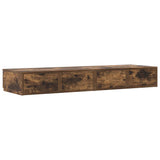 Bed Drawers Smoked Oak 120 x 36.5 x 16.5 cm Engineered Wood 866943
