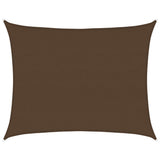 Sunshade Sail 160 g/m Brown 6x7 m HDPE 311799
