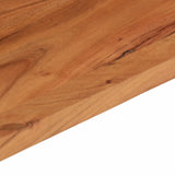 Table Top 90x40x3.8 cm Rectangular Solid Wood Acacia 370972