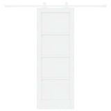 Sliding Door ORKDAL White 73.5 x 198.5 cm Solid Pine Wood 3333411
