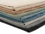 Throw Pillow 12 pcs HEERLEN Brown 40 x 40 cm Chenille Fabric 924657