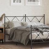 Metal Replace Headboard Black 150cm 376536