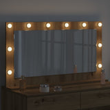 Vanity Mirror Rectangular Artisan Oak 100 x 55 x 18 cm 868308