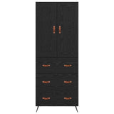 Highboard Black Oak 69.5 x 34 x 180 cm Engineered Wood 3416252