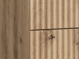 Bedside Cabinet Artisan Oak 43 x 41 x 63.5 cm Engineered Wood 895254