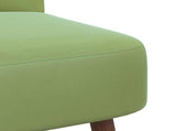 Slipper Chair Light Green Velvet 42050515