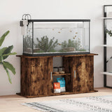 Aquarium Stand Smoked Oak 121x41x58 cm Engineered Wood 833620