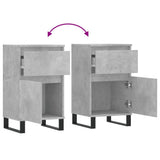 Sideboard Concrete Grey 40x35x70 cm Engineered Wood 831172