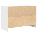 TV Cabinet White 80x35x54 cm Engineered Wood 861787