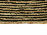 Area Rugs Black 240 cm Jute 42010756