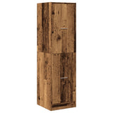 Apothecary Cabinet Old Wood 40x41x144,5 cm Engineered Wood 3309643