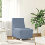 Modular Sofa Unit Armless 2 pcs Blue 55 x 74 x 82 cm 3399779