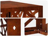 Air Conditioner Cover Rusty 100 x 50 x 70 cm Weathering Steel 8014163