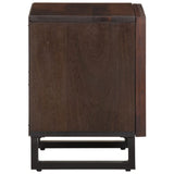 Bedside Cabinets 2 pcs 40x34x46 cm Solid Wood Mango 377421