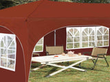 Pop-up Party Tent 575 x 288 x 245 cm Terracotta Oxford Fabric 42019897