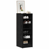 Shoe Cabinet Black Oak 32 x 35 x 90 cm Engineered Wood 862688