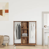 Wardrobe with Shelf Old Wood 102 x 38 x 110 cm Engineered wood 873907