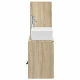 Bathroom Furniture Set 2 pcs Sonoma Oak 33 x 34.5 x 100 cm 3406125