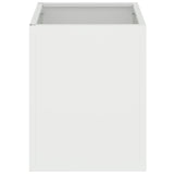 Garden Planter White 32 x 32 x 40 cm Cold-rolled Steel 876344