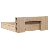 Bed Frame without Mattress 180x200 cm Super King Solid Wood Pine 3323407