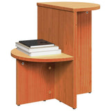 Coffee Table Wax Brown 50 x 40 x 50 cm Solid pine wood 873528
