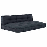 Sofa Cushion 2 pcs Anthracite Fabric 4019084