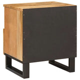 Bedside Cabinet Natural 40 x 33 x 46 cm Solid Mango Wood 4018050