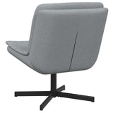Swivel Chair Light Grey 63 x 75 x 76 cm Fabric 42007350