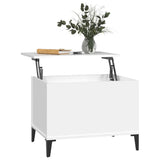 Coffee Table White 60x44,5x45 cm Engineered Wood 819572