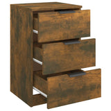 Bedside Cabinet Smoked Oak 40x36x65 cm 817051