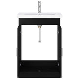 Bathroom Furniture Set Black Oak 61 x 40 x 84.5 cm 3404351