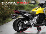 12V Honda Licensed Kids Electric Motorbike w/ Music, Headlights, Early Education Function, for Ages T3398P422378