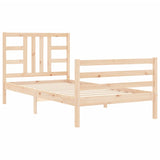 Bed Frame without Mattress 90x200 cm Solid Wood Pine 3193906