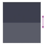 Roller Blind Blackout 160 x 175 cm Marine 240141
