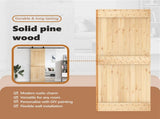 Door NARVIK Natural 80 x 210 cm Solid Pine Wood 42047083