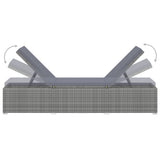 Sun Lounger Grey 317106